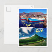 Kaapstad Zuid-Afrika Marina Lion Briefkaart (Voorkant / Achterkant)