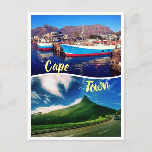 Kaapstad Zuid-Afrika Marina Lion Briefkaart (Voorkant)