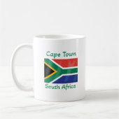 Kaapstad Zuid-Afrika - Mok vlaggenkoffie (Links)