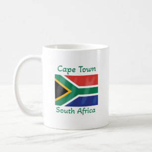 Kaapstad Zuid-Afrika - Mok vlaggenkoffie