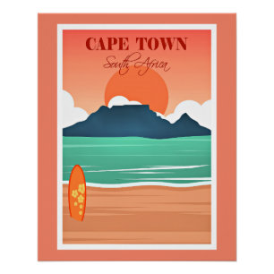 Kaapstad, Zuid-Afrika Perfect Poster