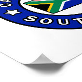 Kaapstad Zuid-Afrika Poster (Hoek)