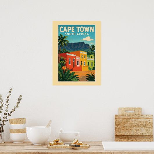 Kaapstad, Zuid-Afrika Poster (Keuken)