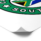 Kaapstad Zuid-Afrika Poster (Hoek)