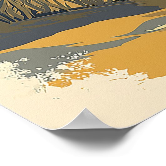 Kaapstad, Zuid-Afrika Poster (Hoek)