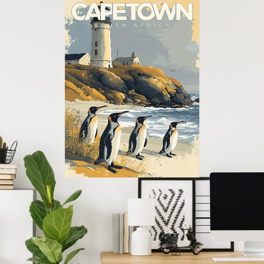 Kaapstad, Zuid-Afrika Poster (Thuiskantoor)