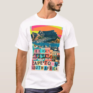 Kaapstad Zuid-Afrika Reis Bo-Kaap Landschap T-shirt