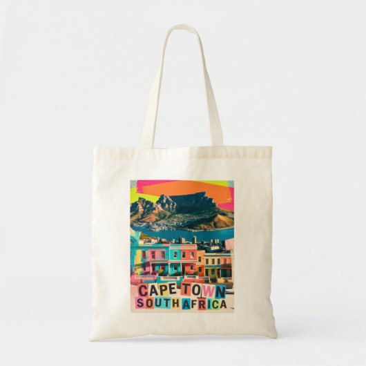 Kaapstad Zuid-Afrika Reis Bo-Kaap Landschap Tote Bag (Voorkant)