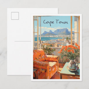 Kaapstad Zuid-Afrika Reis Esthetiek Briefkaart