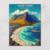 Kaapstad - Zuid-Afrika Reis uit het verleden Briefkaart (Voorkant)
