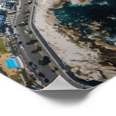 Kaapstad, Zuid-Afrika Reisbaan Poster (Hoek)