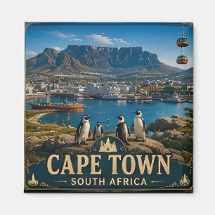🧲 Kaapstad Zuid-Afrika Reisherinnering om te Beho Magneet