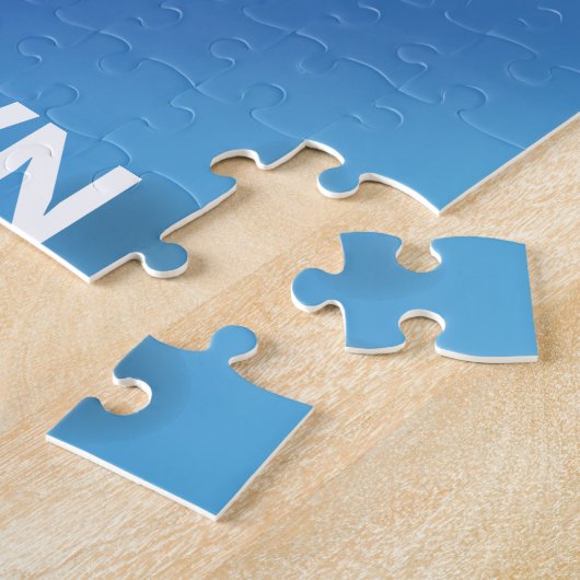 Kaapstad Zuid-Afrika Reisposter Legpuzzel (Zijkant)