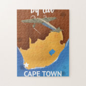 Kaapstad Zuid-Afrika Reisposter Legpuzzel (Verticaal)