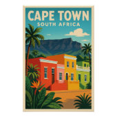 Kaapstad, Zuid-Afrika reisposter, Perfect Poster (Voorkant)