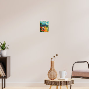 Kaapstad, Zuid-Afrika reisposter, Poster
