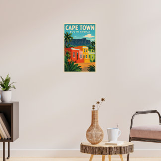 Kaapstad, Zuid-Afrika reisposter, Poster