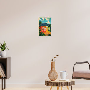 Kaapstad, Zuid-Afrika reisposter, Poster