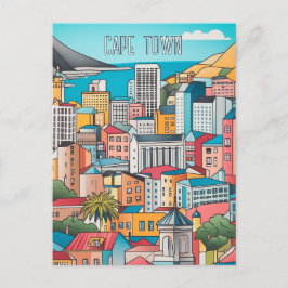 Kaapstad Zuid-Afrika Reizen Briefkaart