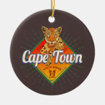 Kaapstad Zuid-Afrika Retro Leopard 