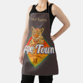 Kaapstad Zuid-Afrika Retro Leopard  Schort (Insitu)