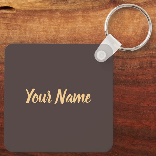 Kaapstad Zuid-Afrika Retro Leopard  Sleutelhanger (Achterkant)