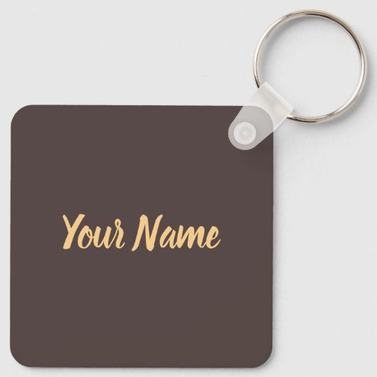 Kaapstad Zuid-Afrika Retro Leopard  Sleutelhanger (Achterkant)