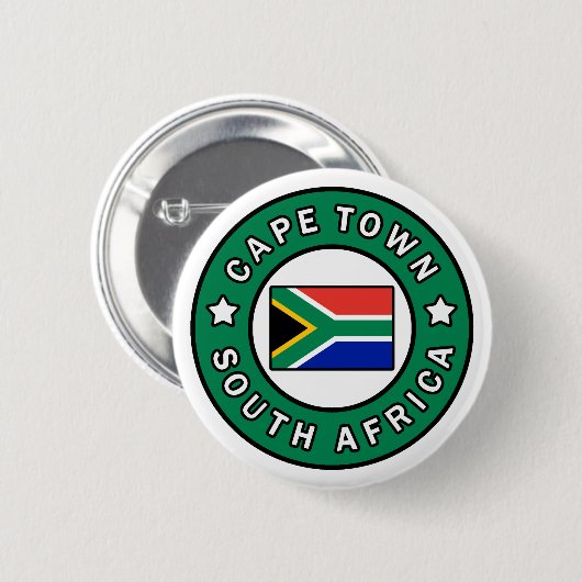 Kaapstad Zuid-Afrika Ronde Button 5,7 Cm (Voorkant /achterkant)