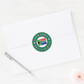 Kaapstad Zuid-Afrika Ronde Sticker (Envelop)