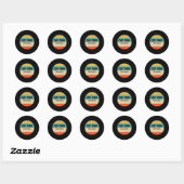 Kaapstad Zuid-Afrika Ronde Sticker (Vel)