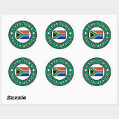 Kaapstad Zuid-Afrika Ronde Sticker (Vel)