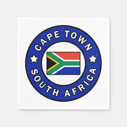 Kaapstad Zuid-Afrika Servet (Voorkant)