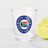 Kaapstad Zuid-Afrika Shot Glas (Voorkant)