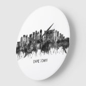 Kaapstad Zuid-Afrika Skyline BW Grote Klok (Hoek)