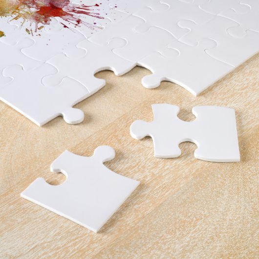 Kaapstad Zuid-Afrika Skyline Legpuzzel (Zijkant)