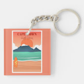 Kaapstad, Zuid-Afrika Sleutelhanger (Achterkant)