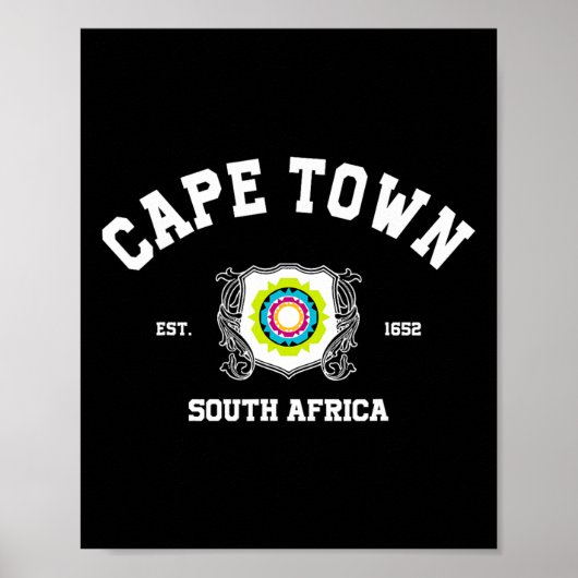 Kaapstad Zuid-Afrika Stad Fotografie Vakantie S Poster (Voorkant)