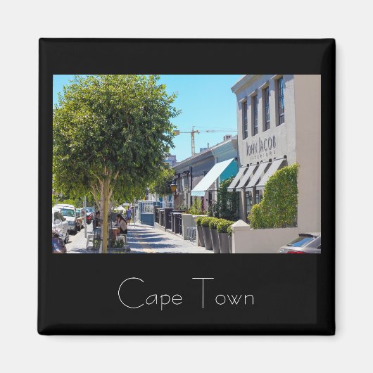 Kaapstad Zuid-Afrika Stadsgezicht Straatmagnet Magneet (Voorkant)