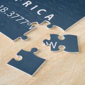 Kaapstad Zuid-Afrika - Stadskaartkunst Legpuzzel (Zijkant)