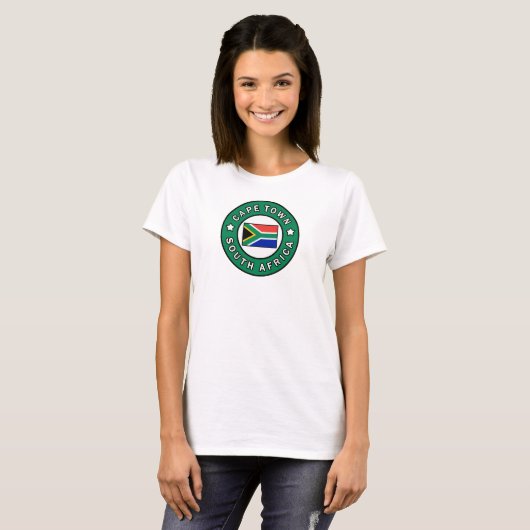 Kaapstad Zuid-Afrika T-shirt (Voorkant volledig)