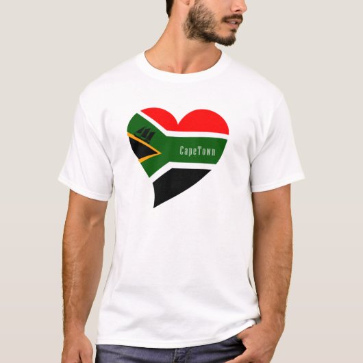 Kaapstad Zuid-Afrika T-shirt (Voorkant)
