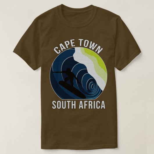 Kaapstad Zuid-Afrika T-shirt (Design voorkant)