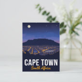 Kaapstad Zuid-Afrika Tafelberg Briefkaart (Staand voorkant)
