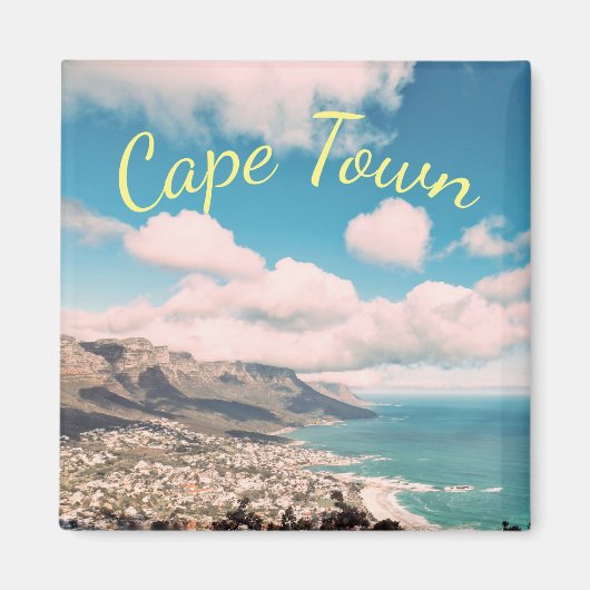 Kaapstad Zuid-Afrika Tafelberg Magneet (Voorkant)