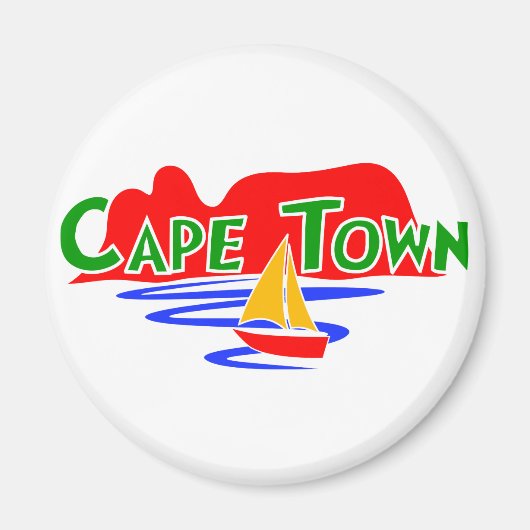 Kaapstad Zuid-Afrika Tafelberg Magnet (Voorkant)