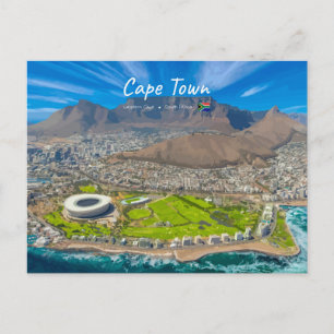 Kaapstad, Zuid-Afrika - Tafelberg uitzicht Briefkaart