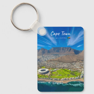 Kaapstad, Zuid-Afrika - Tafelberg uitzicht Cl Sleutelhanger