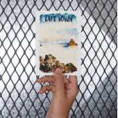 Kaapstad Zuid-Afrika Tafelberg Waterverf Briefkaart