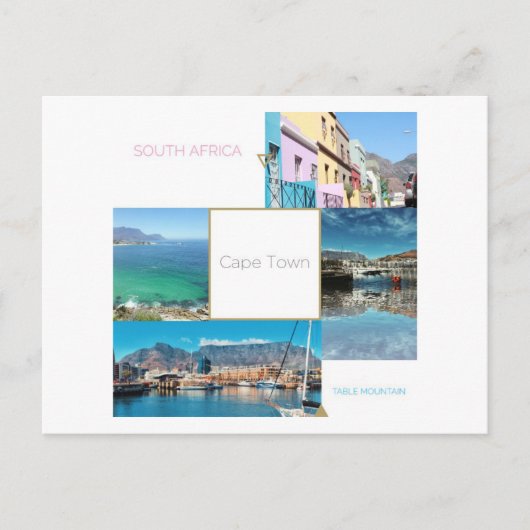 Kaapstad Zuid-Afrika Tafelgebergte Briefkaart (Voorkant)