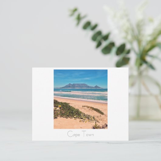 Kaapstad Zuid-Afrika Tafelgebergte Briefkaart (Staand voorkant)